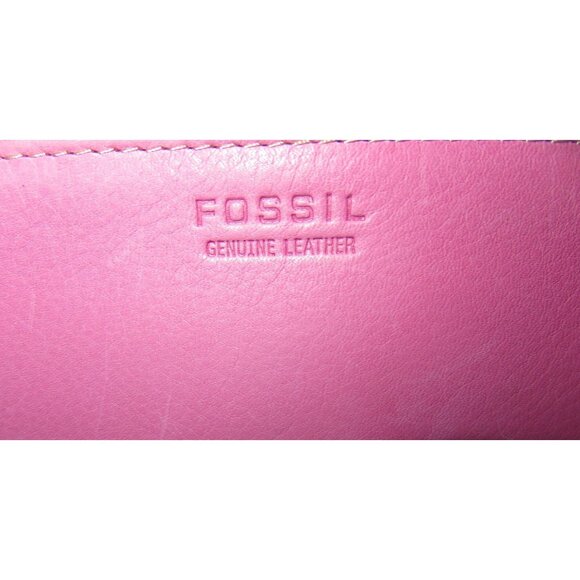 BOGO Fossil Vintage 90"s Mixed Suede & Leather Patchwork Tri-fold Wallet 4 X 6 - Picture 3 of 11